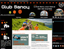 Tablet Screenshot of evenement.sancy.com